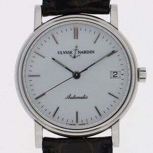 Ulysse Nardin Watches 135-22 Stainless Steel/leather Mechanical Automatic
